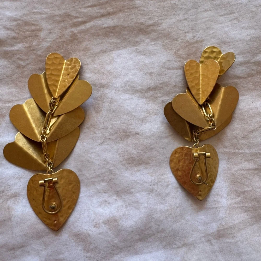 Kate Spade Gold Statement Earrings - Picture 3 of 3
